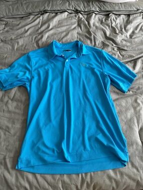 Callaway Men’s Polo Shirt in Bright Turquoise Blue